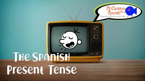 Spanish Present Tense! (Teaching video great for distance learning!)