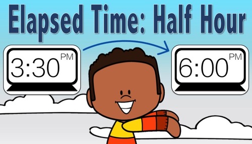 Preview of Elapsed Time: Half Hour: Math Brain Break