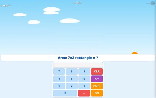 4th Grade Lines & Angles Math Game | Math Center iPad Game by Kick My Math