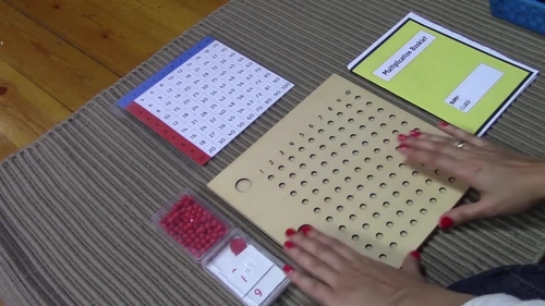 Preview of Montessori Multiplication Bead Board