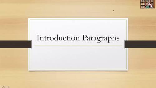Preview of Introduction Paragraph Video