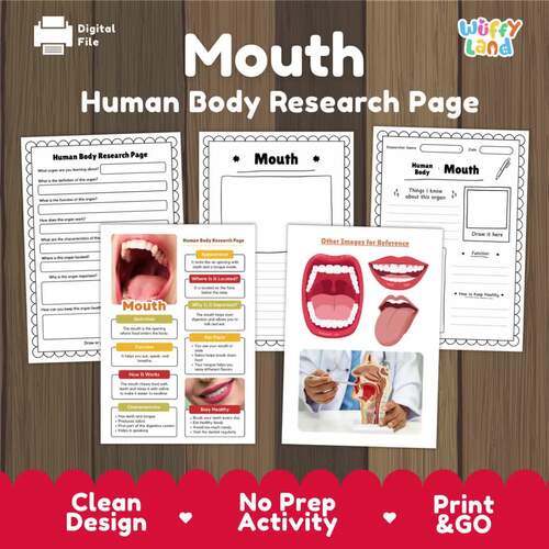 Mouth Human Body Research Project | Digestive System Science ...