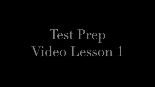 Test Prep: Thinking Jobs Lesson