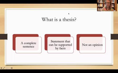 Preview of Thesis Statements Video