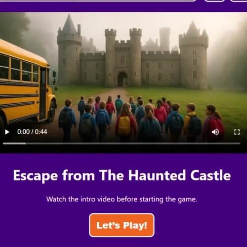 Number Patterns: Multiplication & Division | Digital Math Escape Room Game
