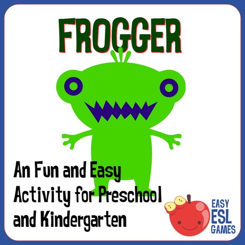 Preview of Frogger - A Fast and Fun way to Teach Vocabulary with Very Young Learners