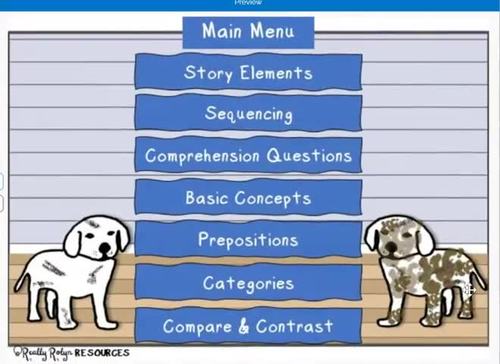 Harry the Dirty Dog Book Companion Boom Cards by Really Rolyn Resources