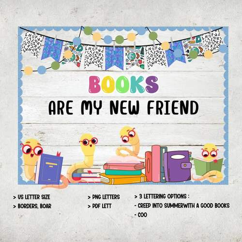 Reading bulletin board, Library bulletin board,April Bulletin Board