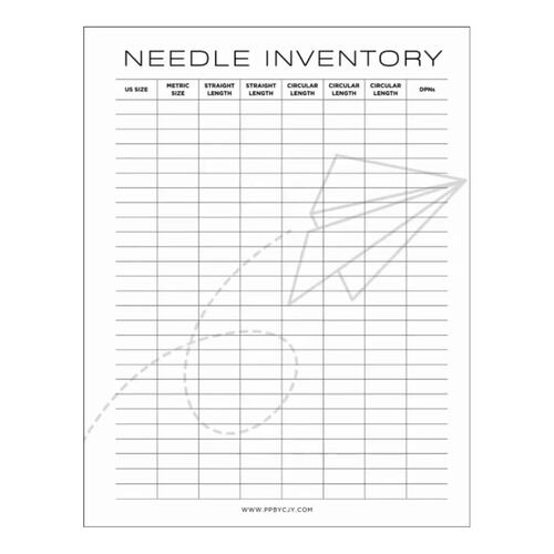 Knitting Planner Bundle | 9 Page Printable PDF for Projects & Supplies