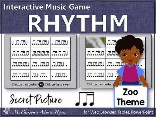 Interactive Rhythm Game 1 Eighth & 2 Sixteenths {Reveal the Secret ...