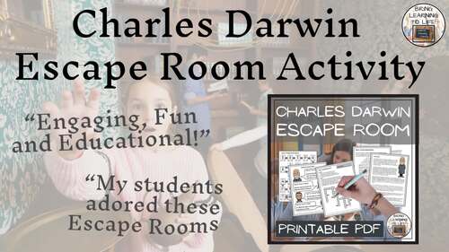 Charles Darwin Escape Room | Social Studies & History Activity | TPT