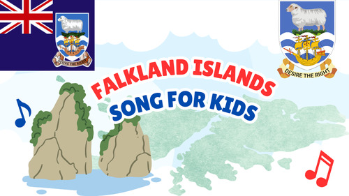 Preview of Falkland Islands Song for Kids | Island Geography Music Video + Lyrics PDF + MP3