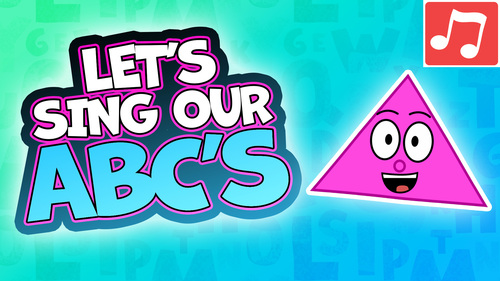 Preview of Learn the ABC's with the Silly Shapes