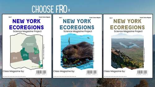 4th-6th Grade Science Ecosystems Project Based Learning Class Magazine STEM Art