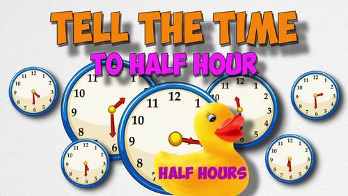 Telling Time To The Half Hour A Fun Music Video By Mr Rs Songs