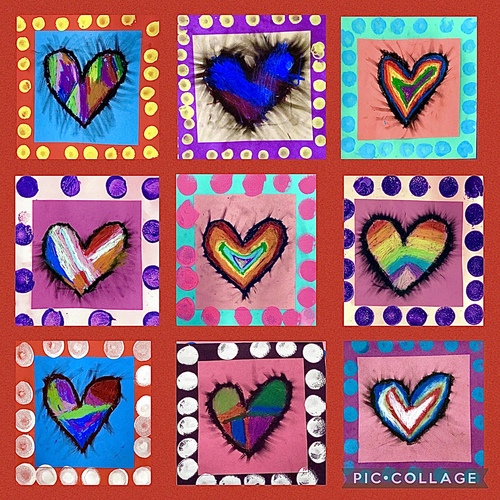 Preview of Mixed Media Framed Heart Art