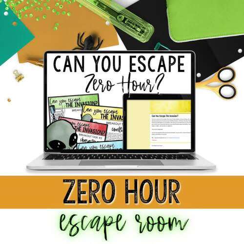 Zero Hour by Ray Bradbury Short Stories for Story Elements Escape Room
