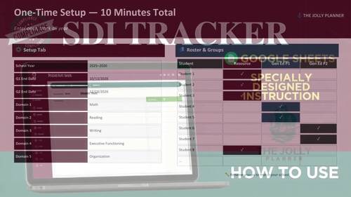 SDI Minutes Tracker | Automated IEP Service & Compliance Dashboard