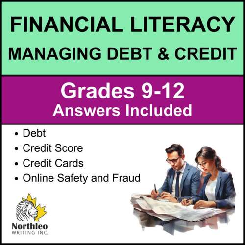 Managing Debt and Credit High School Financial Literacy Lesson | TPT
