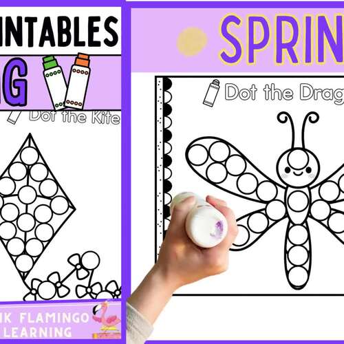 Spring Dot Marker Printables No Prep for Preschool and Kindergarten