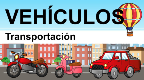Preview of Vehículos Transportación - Video Presentación