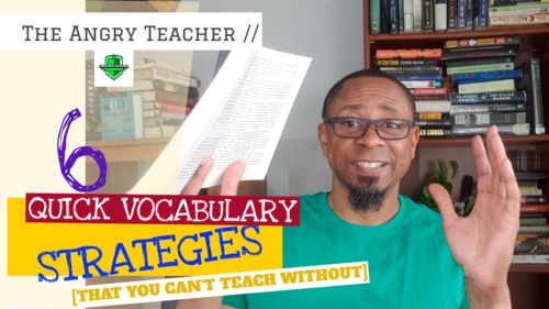 Preview of 6 QUICK STRATEGIES FOR TEACHING VOCABULARY