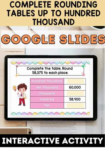 Complete Rounding Tables up to Hundred Thousand | Google Slides