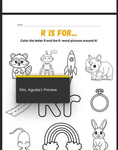 Letter of the Week R Part 1 | Letter Recognition, Tracing & Phonics ...