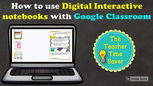 Preview of Digital Science Notebooks | How to use Google Classroom