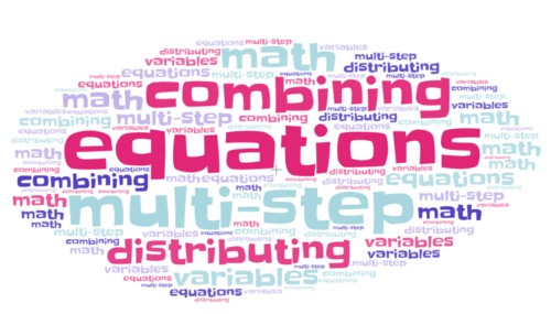 Preview of Multi-Step Equations (Variables on Both Sides)