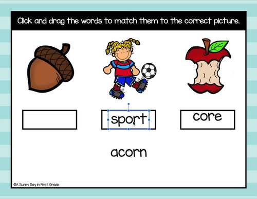 Bossy R: OR and ORE for Google Slides™ by A Sunny Day in First Grade