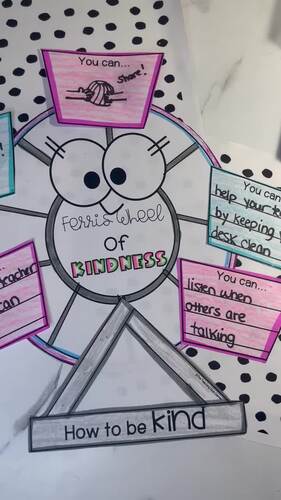 Kindness Craft SEL Carnival Fair by The Teaching Diva Corner | TPT