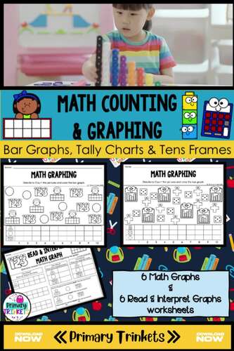 Graphing Worksheets: Math by Primary Trinkets | TPT