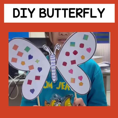 Spring Butterfly Craft for Kids | Fun and Easy Spring Activity Pdf ...