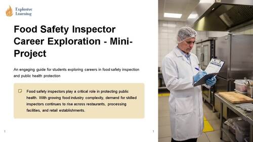 Food Safety Inspector Career Exploration - Mini-Project Lesson Grades 4 ...