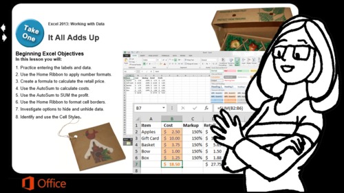 Preview of Microsoft Excel 2013 Beginning: It All Adds Up