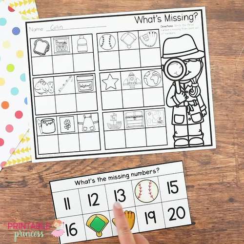 kindergarten math numbers 11 20 bundle by the printable princess