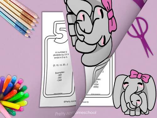 Divisibility Rules Activities | Math Game, Worksheets & Interactive Notebook