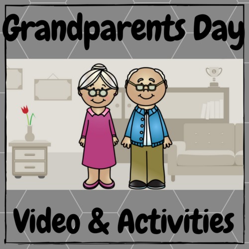 Preview of Grandparents Day Video + Activities Kit!