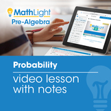 Probability Video Lesson with Student Notes