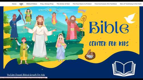 Preview of Bible Center -Character Building