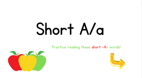 Preview of Short -A- “Flashcards”! {Phonics Video & Kahoot! QR Code!}