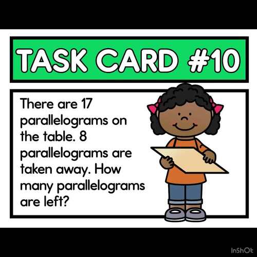 1st Grade | Near Doubles Word Problems | Task Cards | 2D Shapes | TPT