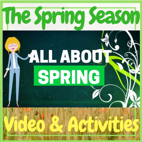 Preview of SPRING All About the Spring Season Video & Activities