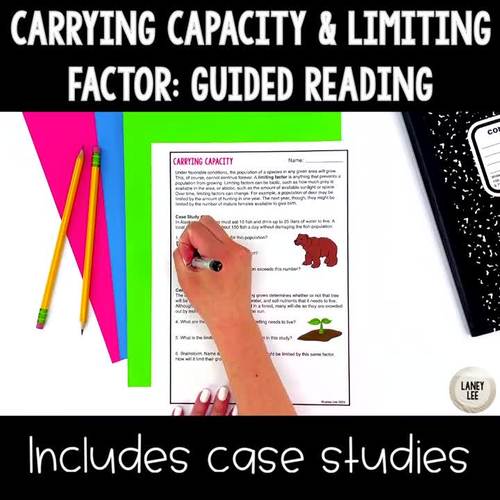 Carrying Capacity & Limiting Factors Guided Practice by Laney Lee
