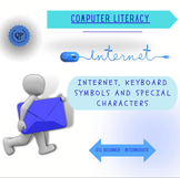 Internet, keyboard symbols and special characters
