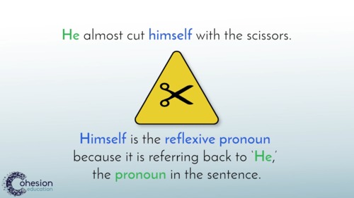 Preview of Use Reflexive Pronouns