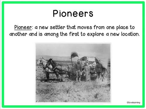 Pioneers of the Westward Expansion