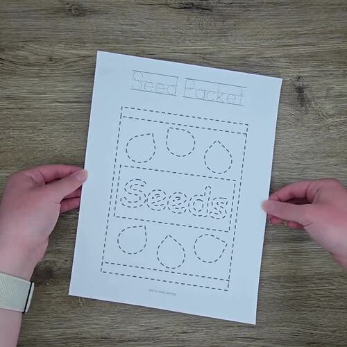 Garden Tracing Pages by HH Fun and Learning | TPT