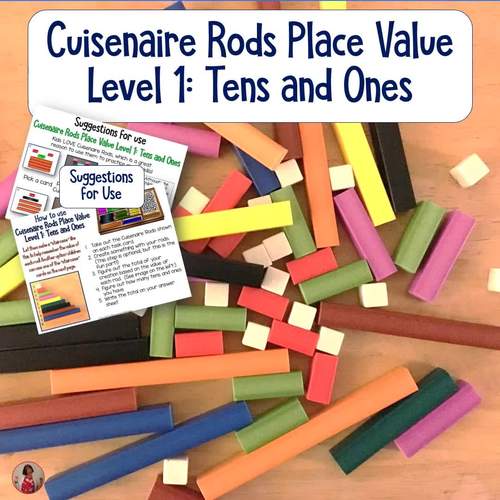 Cuisenaire Rods Hands-On Place Value Level One: Tens and Ones | TPT